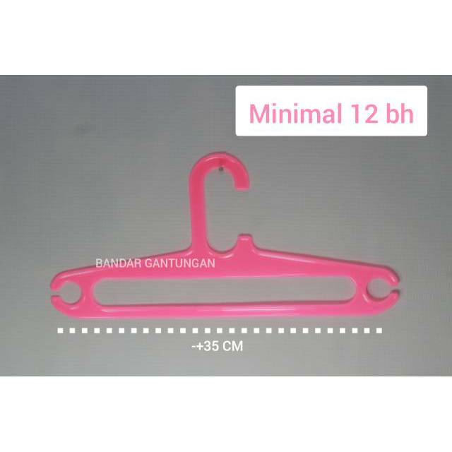 Hanger Plastik Polos Gantungan  Baju  Anak  Anak  14 Inch  Hanger Plastik Polos Gantungan  Baju  Anak  Anak  14 Inch