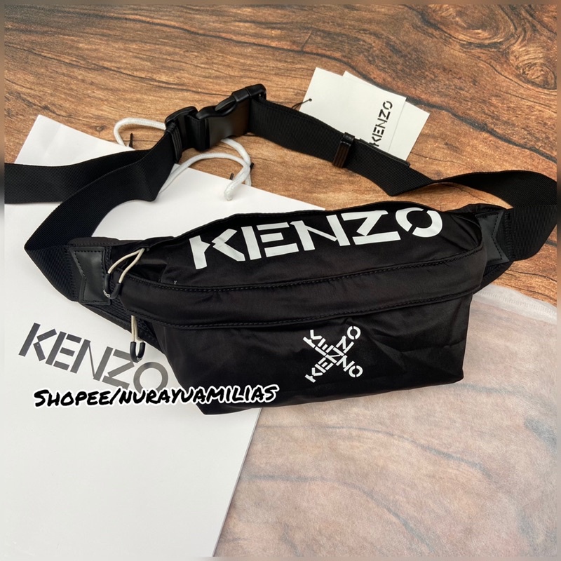 Waistbag kz X import waist bag pria wanita tas selempang knz x