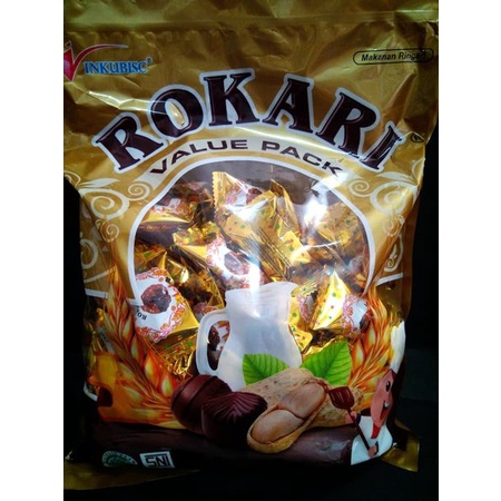 Rokari Bola Cokelat Roka Premium Repack Eceran