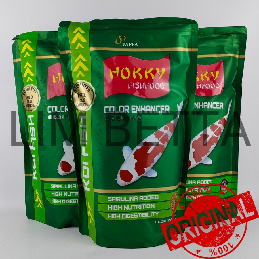 HOKKY COLOR ENHANCER 1 KG / HOKKY SPIRULINA / MAKANAN KOI - S