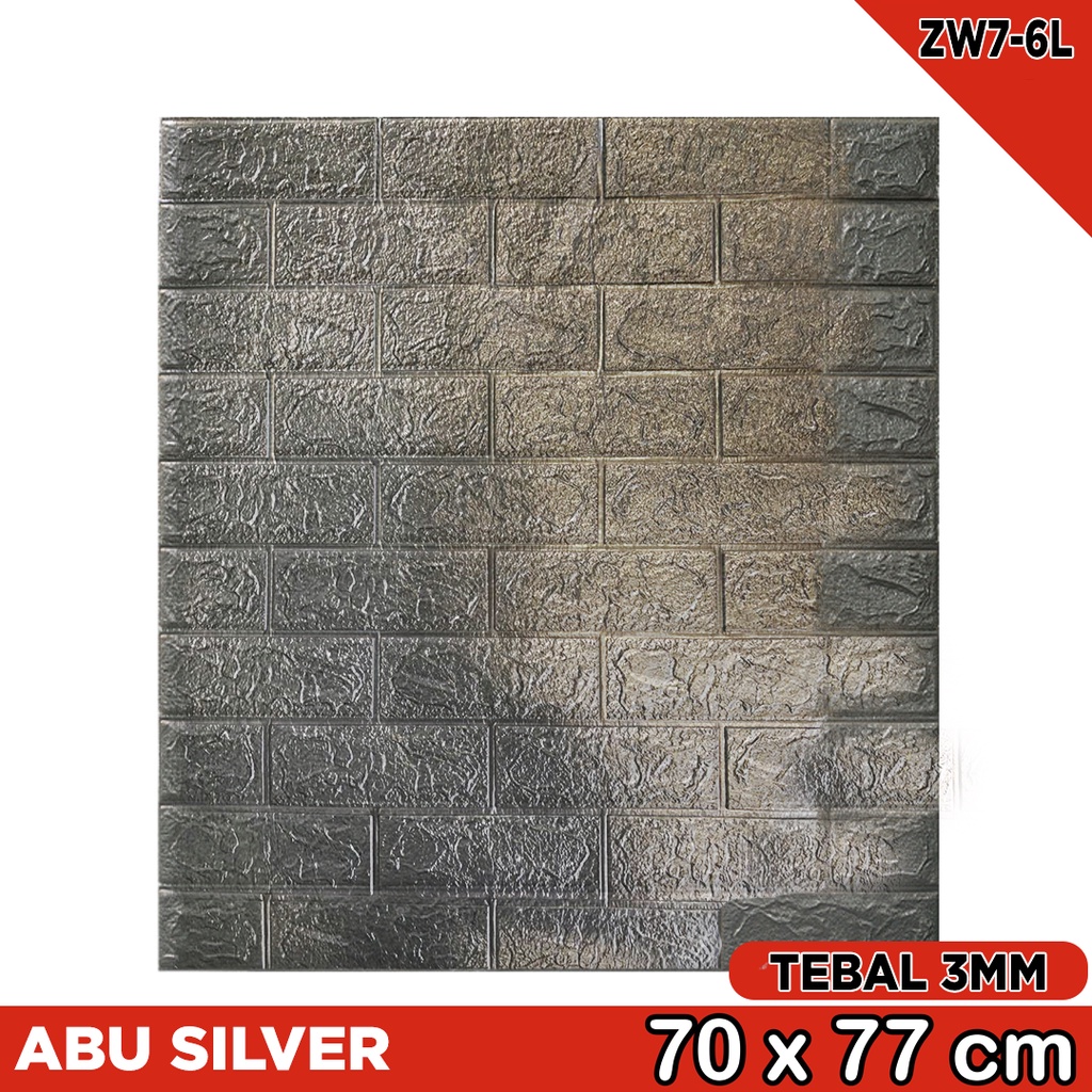 Wallpaper 3D Foam | Room Decoration Wallpaper | 3D Foam Bata-W76L ABU 3MM