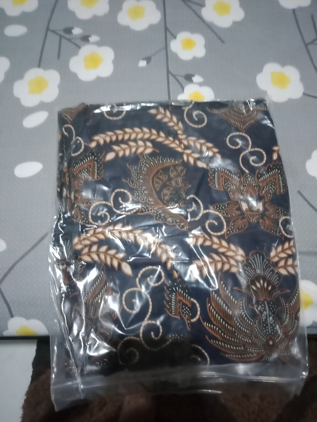 Freypv 8116 Slimfit Long Batik Floral  M-xl Kemeja Batik
