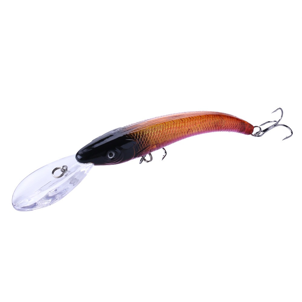 HENGJIA 1PCS 16.3g 15.5cm Fishing Lure Minnow Wobbler Floating Bass Trolling Artificial Hard Bait Crankbait Carp Fishing Tackle