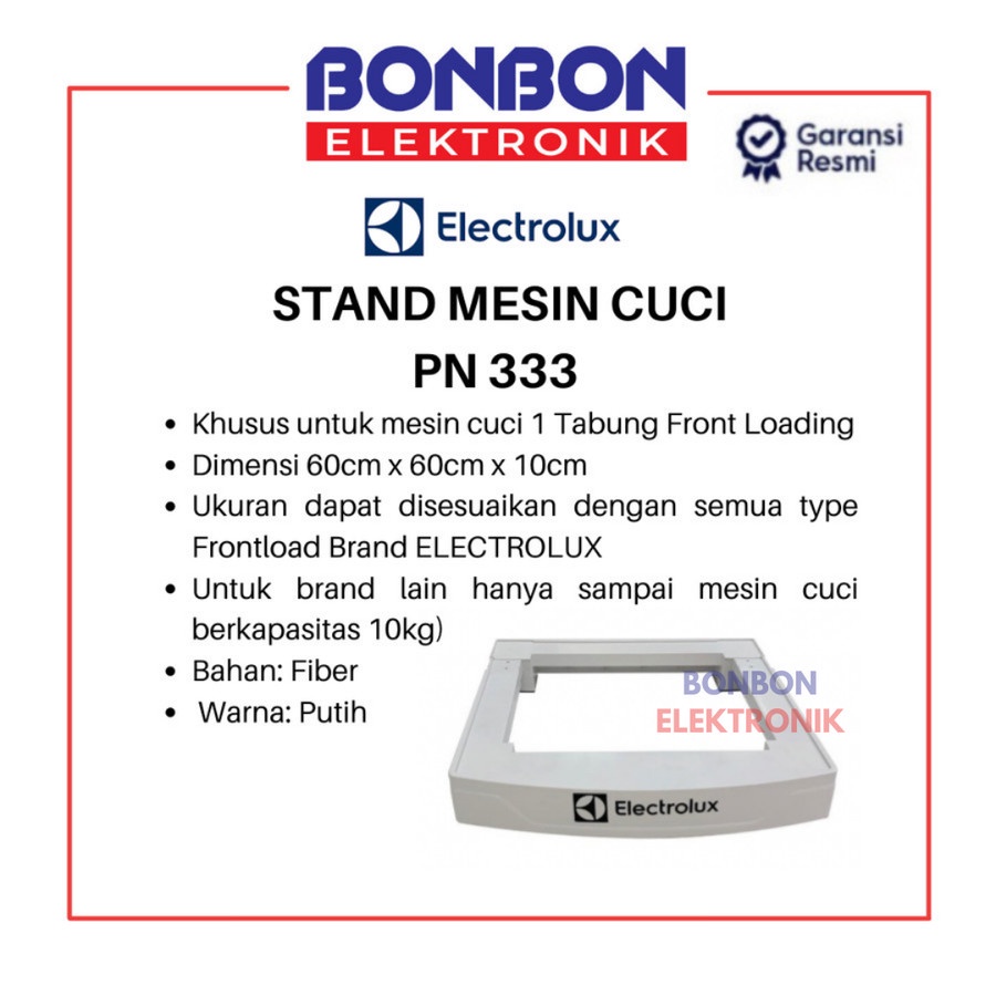 Electrolux Kaki Mesin Cuci PN-333 / Washing Machine Stand THF00291