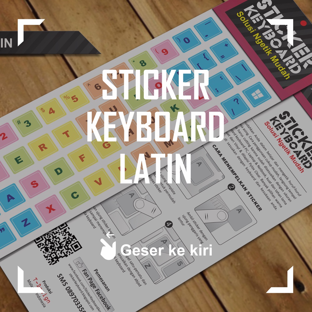 

STIKER KEYBOAR LATIN STICKER ROMAWI