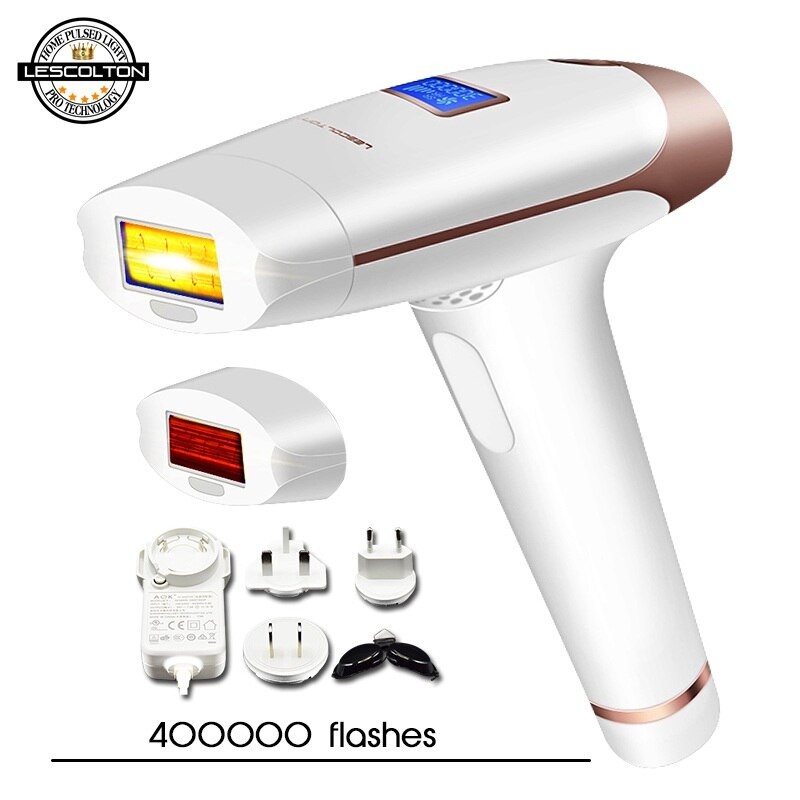 [ Ready Di JKT ] Lescolton 2 in 1 Portable IPL T009i Laser Hair Removal Permanent Bikini Trimmer