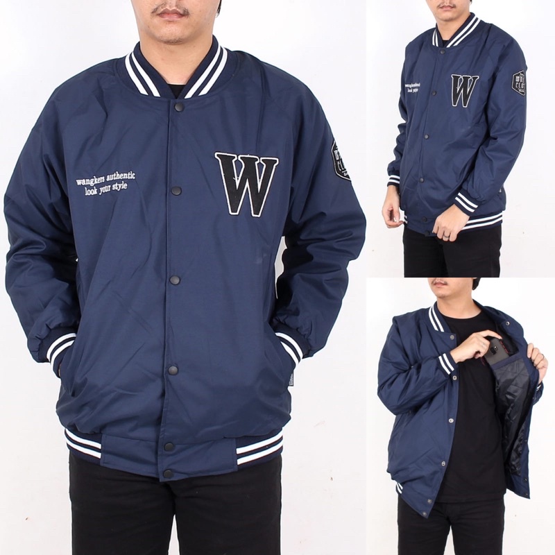 JAKET PARASUT VARSITY BIG LOGO