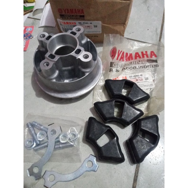 NAP GIR JUPITER MX 135 NEW 50C/DUDUKAN GEAR BELAKANG +BAUT+KLEMAN+KARET TROMOL YAMAHA JUPITER MX NEW