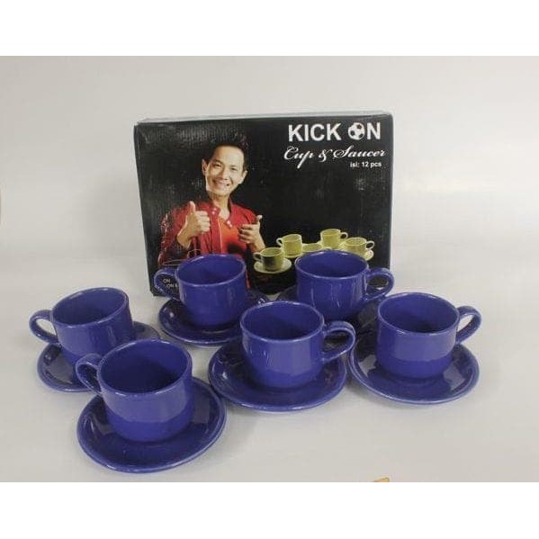 Cup and Saucer Set - Cangkir Tea set Kick On