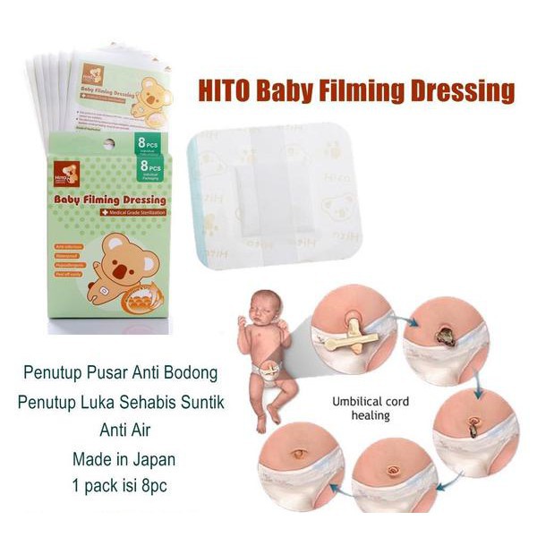 HERNIA PATCH/ ISI 5/ ISI 7/ STIKER HERNIA/ KOYO HERNIA/ HITO Filming Dressing 10pcs / penutup pusar / penutup bekas luka/ MATERNELL / pusar bodong / hernia / koyo hernia