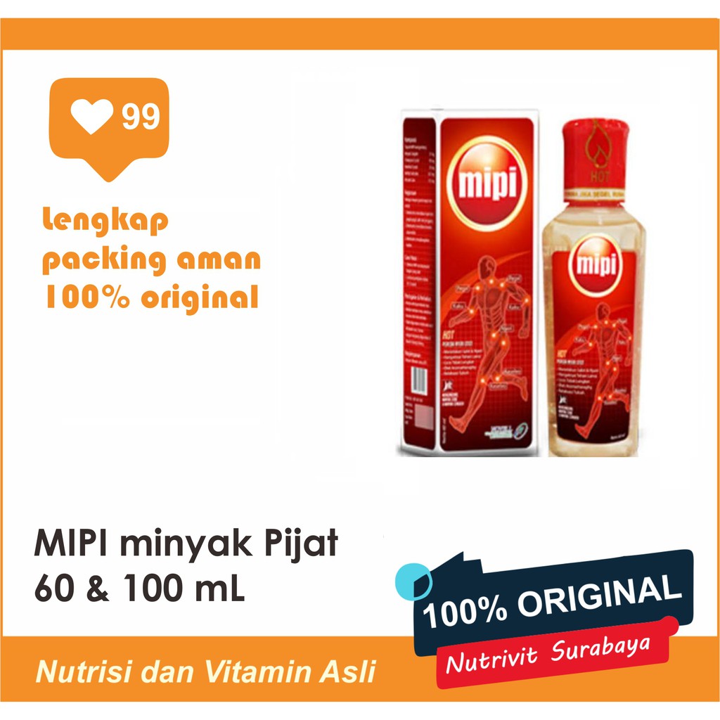 MIPI MINYAK PIJIT 60 / 100 ML