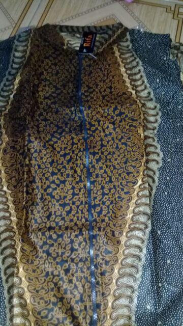 Batik Rifa Obr015 Batik Wanita Outer Batik Longvest Cardigan Saraswati Allsize Full Katun Halus