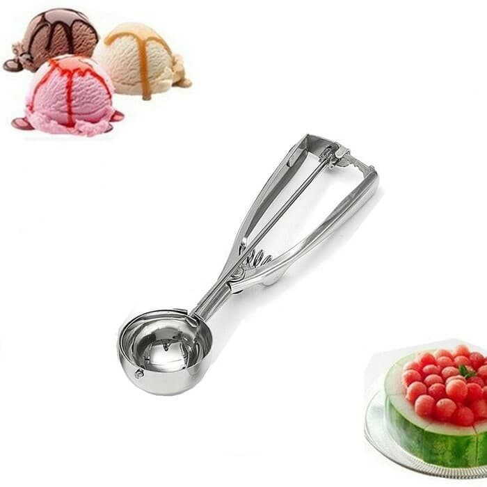 sendok scoop ice cream stainless steel skop desert es susu scoop es puter