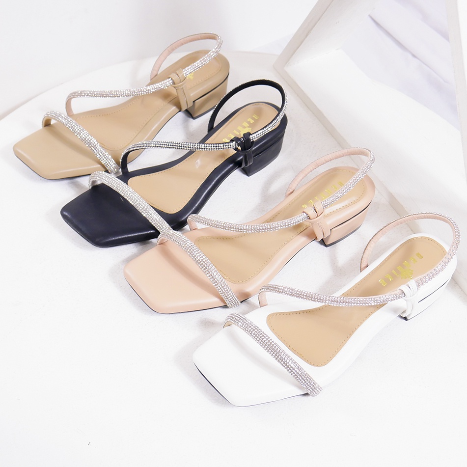 Bernike Shoes - Kymora Sandal Wanita Heels Pesta Pernikahan Hak 3 cm