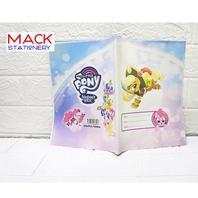 

(ISI 20LEMBAR) Sampul Buku Kertas Kwarto Fancy Little Pony (UKURAN SIDU)