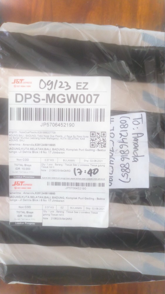 Tissue See U Coreless Tissue Gulung Tissue Roll Tissue Toilet