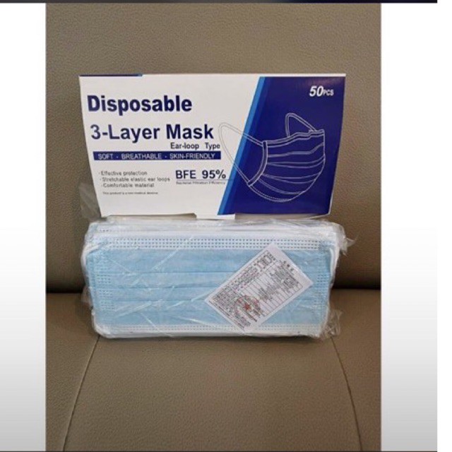 

Masker 3 Ply isi 50/Box