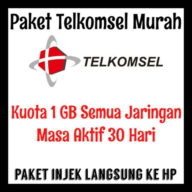 Paket Kuota Telkomsel 1 Gb Masa Aktif 30 Hari Murah Shopee Indonesia