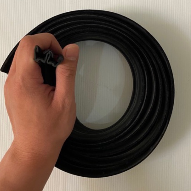 Karet run channel double kaca geser kijang super kijang grand