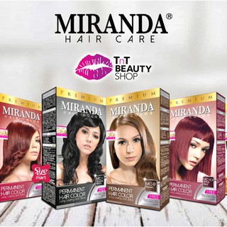  Miranda  Hair Colour 30gr Cat Rambut Miranda Shopee  