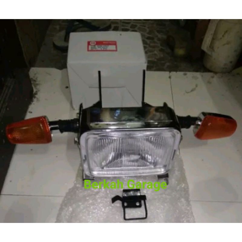 Paket Lengkap Hedlamp Rx-King Lama 5T5 Breket Rx-King Plus Sen 2 Pic Full Set