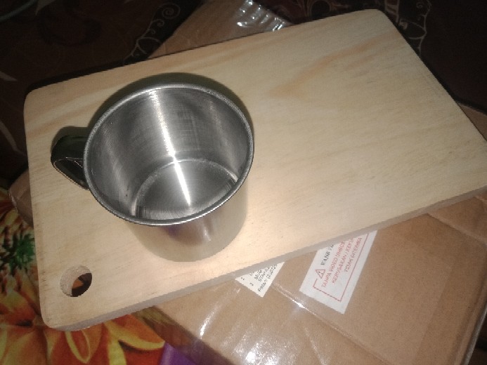 Mug / Gelas / Cangkir Kopi Stainless 7 Cm