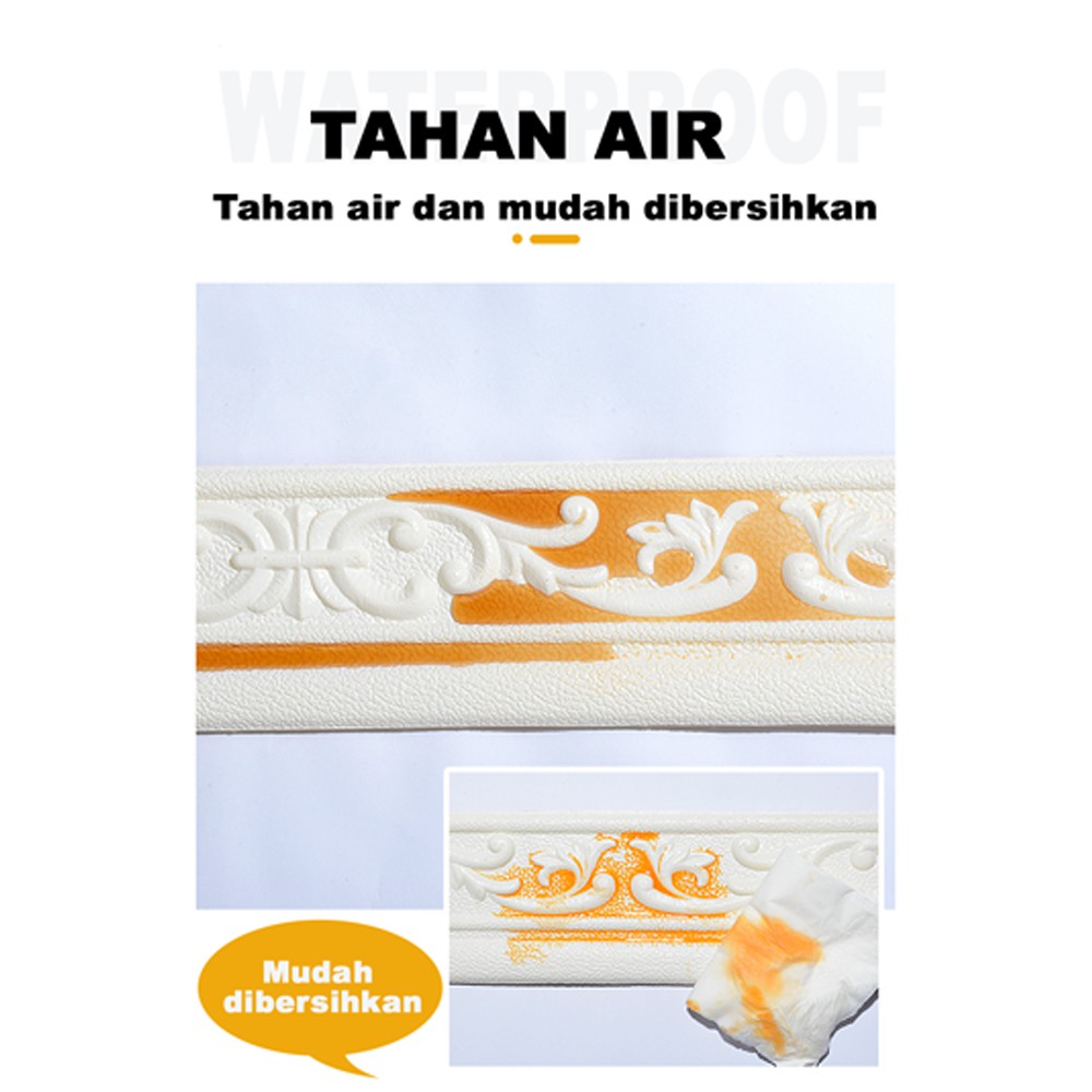 Wall Border List / Wallborder Foam 3D /Walpaper List Foam Stiker Dinding / List dinding 3D 2.3 Meter-7