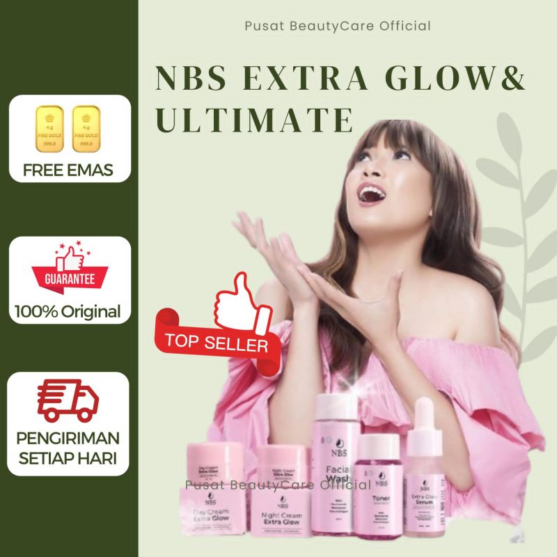 NBS Skincare Extra Glow Ultimate Original Pemutih Wajah NBS Original