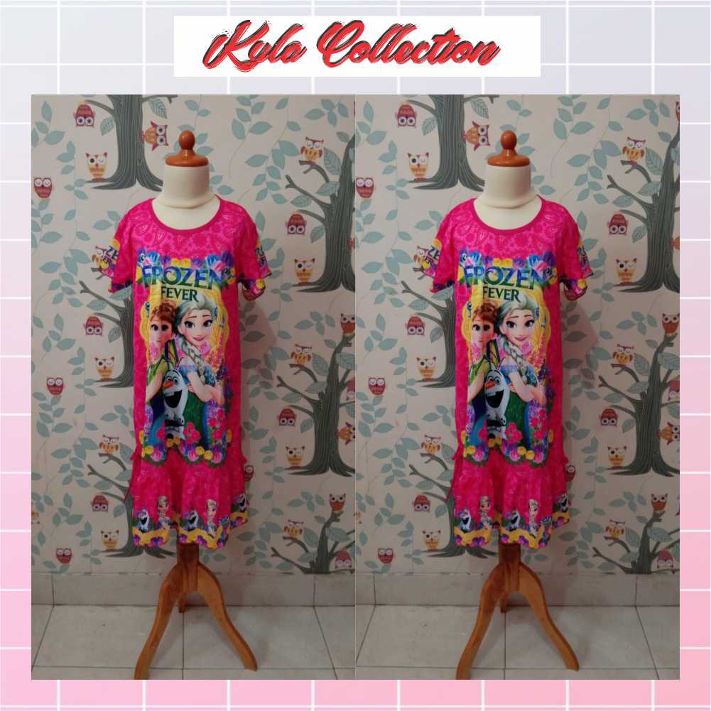 Daster Anak Frozen Baju Anak Perempuan Frozen Dress Anak Cewek