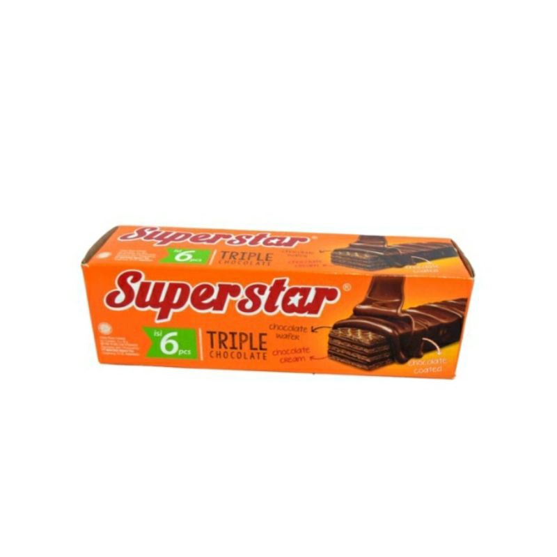 

Superstar Triple Chocolate wafer 18gram