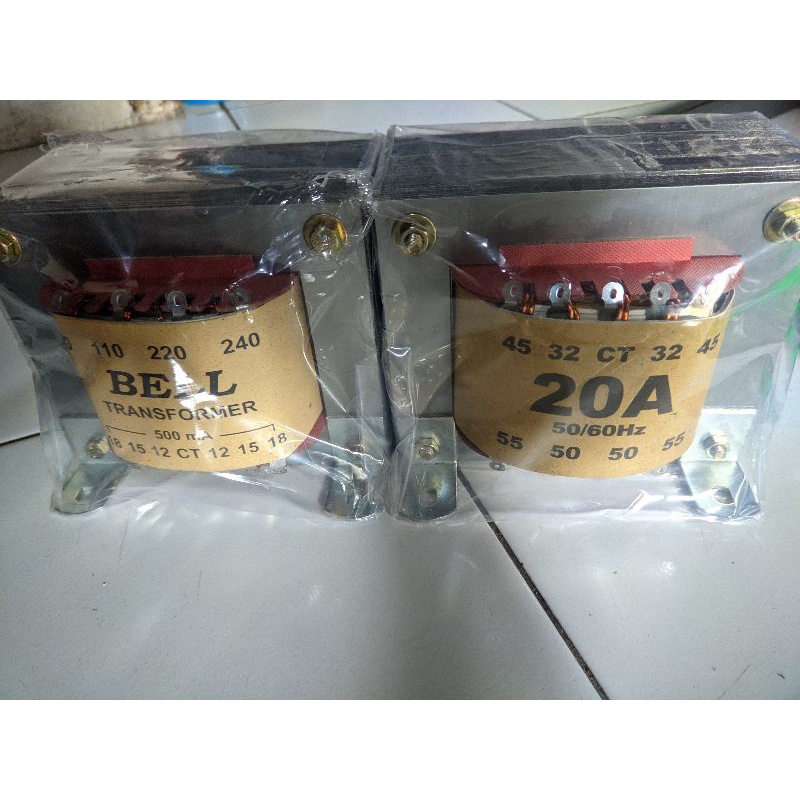 travo 20 amper ct 55 bell tembaga murni sesuai foto