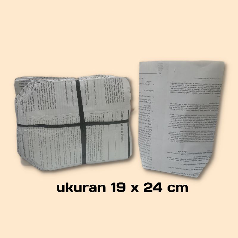 kantong kertas gorengan dan fried chicken isi 100pcs