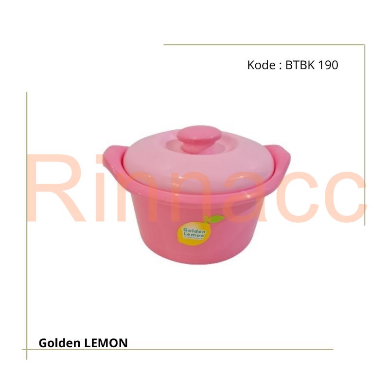 Mangkok Tutup Basi Tutup Bulat Kecil 12.5 CM BTBK 206 Golden Lemon Sunkist BTBK 190 / Wadah Saji Prasmanan Tempat Makanan Tempat Penyimpanan Sayur Tempat Lauk Makanan Sambal