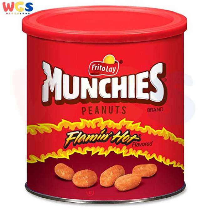 

PROMO FRITO LAY MUNCHIES FLAMIN HOT FLAVORED PEANUTS 16OZ 453.6G
