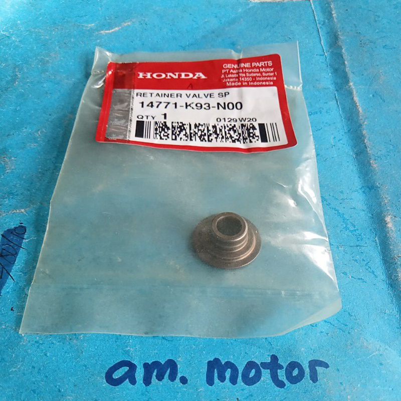 ring topi klep, retainer beat, vario Carbu, beat fi, esp, k44,  honda ori, harga per 1 pcs