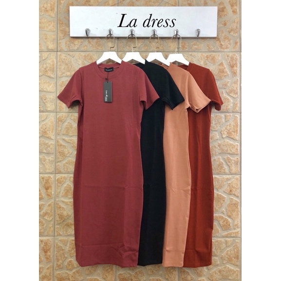 DRESS LA DRESS MODEL ROUNDNECK IMPORT BANGKOK (DRLD328)