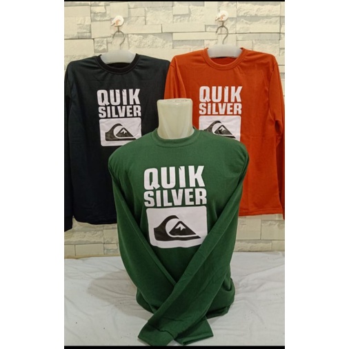 KAOS DISTRO PANJANG QUIKSILVER & TREE SECOND | sweater distro | tangan panjang