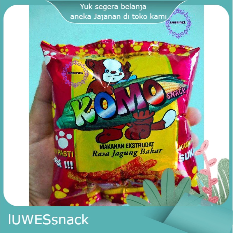 

komo isi 10pcs- jajanan jadul makanan ringan snack ringan cemilan sederhana kekinian kerupuk keripik