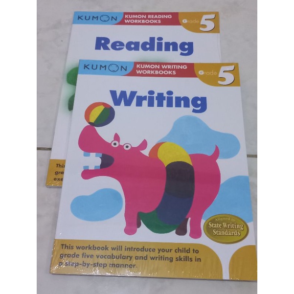 Buku KUMON bahasa inggris kelas 5 english grade 5 latihan soal lks kumpulan soal bank soal murah rea