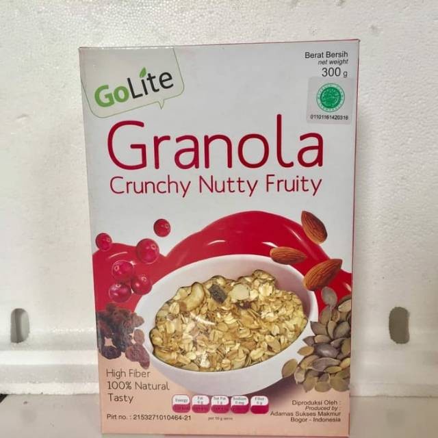 

Golite Crunchy Nutty Fruity 300Gr