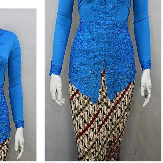 ➥ Indah KEBAYA ENCIM MODERN LENGAN PANJANG BORDIR SENADA KATUN STRETCH KEBAYA WISUDA KEBAYA KATUN KE