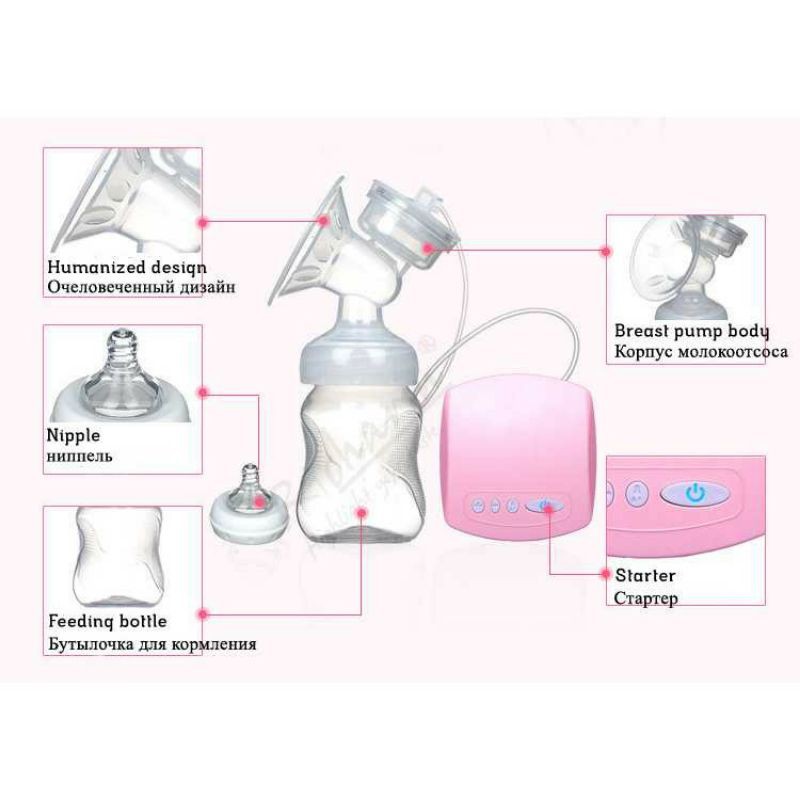 Pompa ASI Elektrik Otomatis Milk Breast Pump