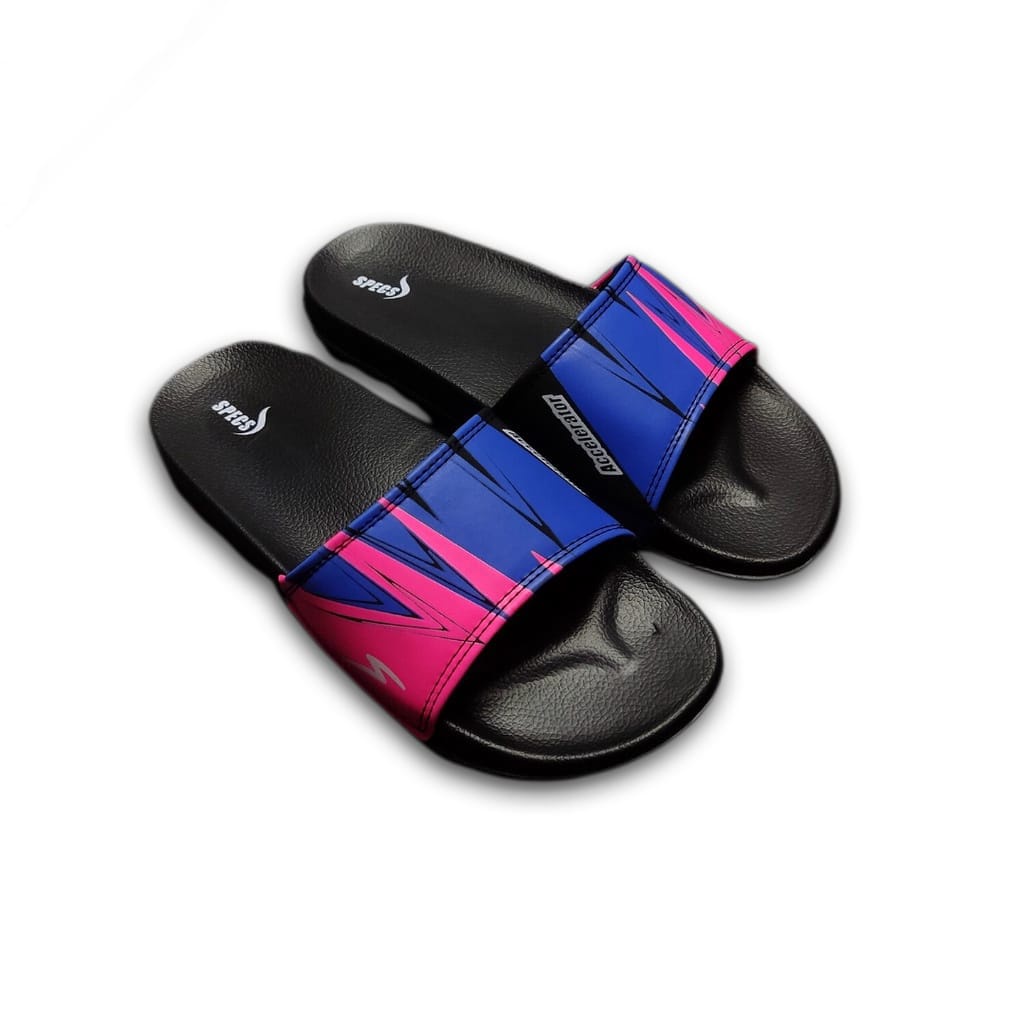 SANDAL SLOP ADIDAS DURAMO / SANDAL SELOP PRIA WANITA-Hitam pink specs