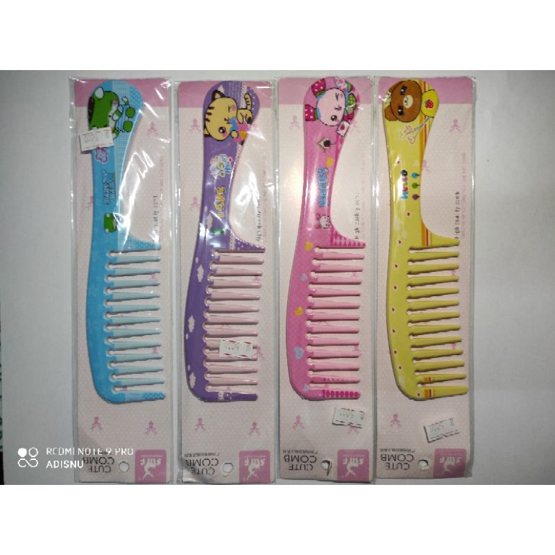 Sisir Rambut Murah Motif Karakter dan Polos