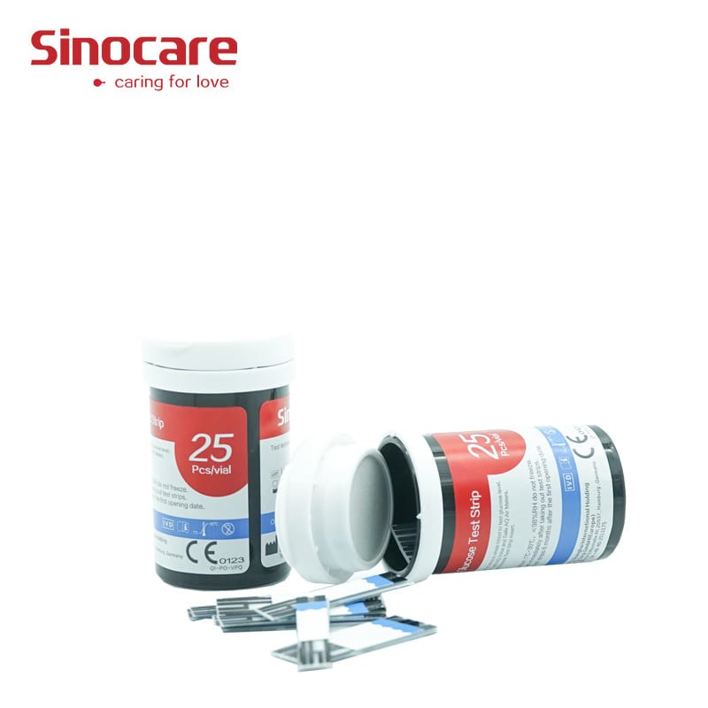 Sinocare Safe AQ Smart Strip Uji Gula Darah (50 Strip)