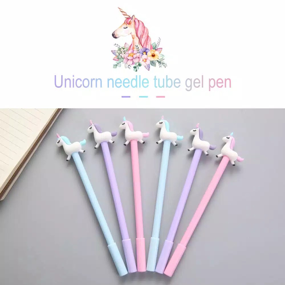 

pulpen gel bentuk unicorn lucu - pulpen import - pulpen lucu