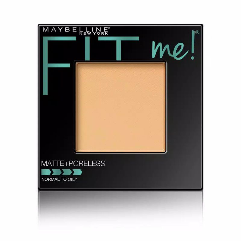 Maybelline Fit Me Matte + Poreless Powder Foundation Make Up - 130 Buff Beige