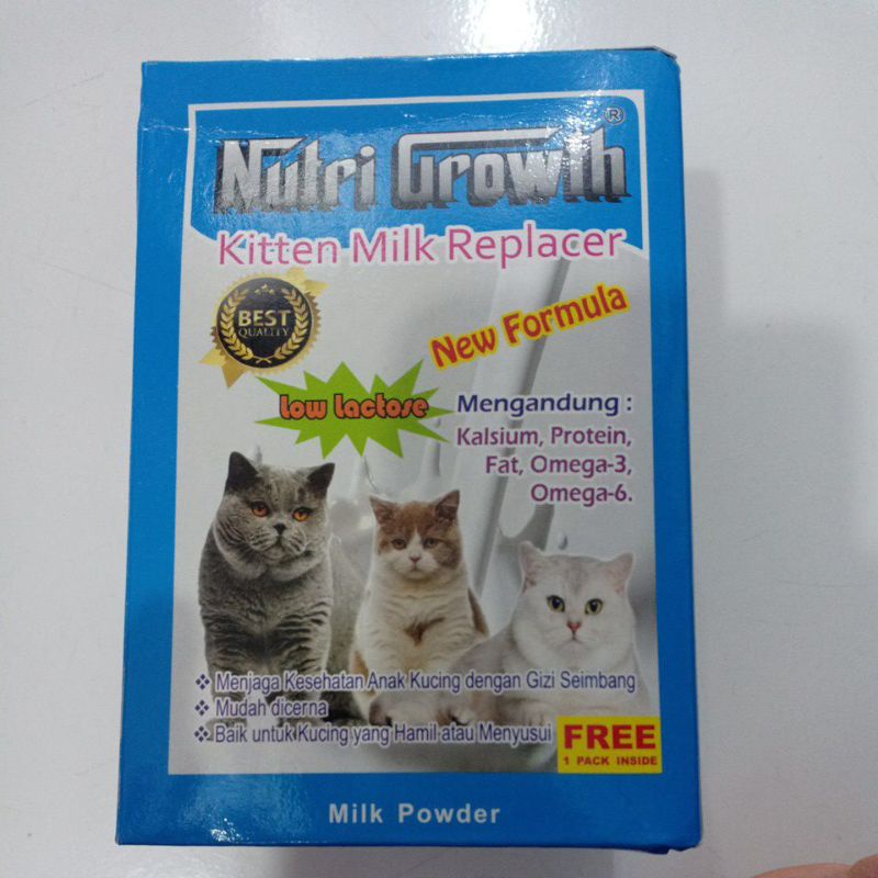 

Susu Nutri Growth 1 kotak untuk kucing