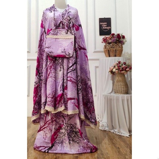 New MUKENA RAYON DEWASAMUKENA TRAVELING RENDA BESAR