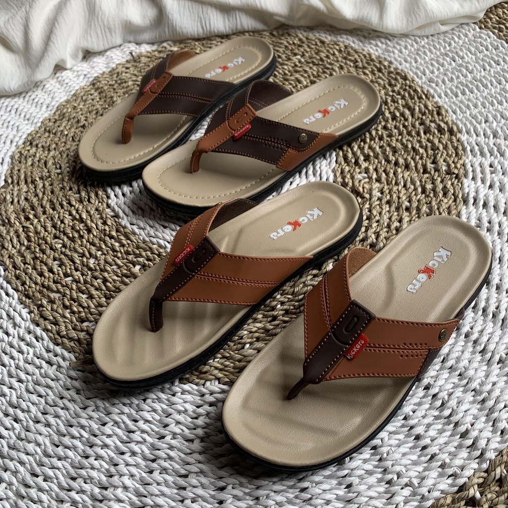 (TANPA KARDUS)SANDAL JAPIT TAMPAN BOY 1 COWOK TERFAVORIT MODERN GAYA TERKINI TERMURAH CASUAL kulit santai pria gaul | sandal pria terbaru distro jepit kekinian Sandal jepit Pria / Sandal kulit Casual / Sendal Santai Pria dewasa Kualitas Terbaik BOY1 3